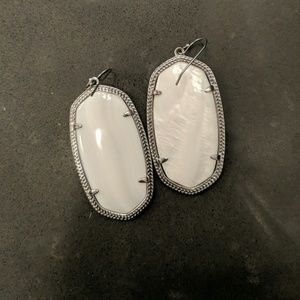 Kendra Scott white Danielle earrings
